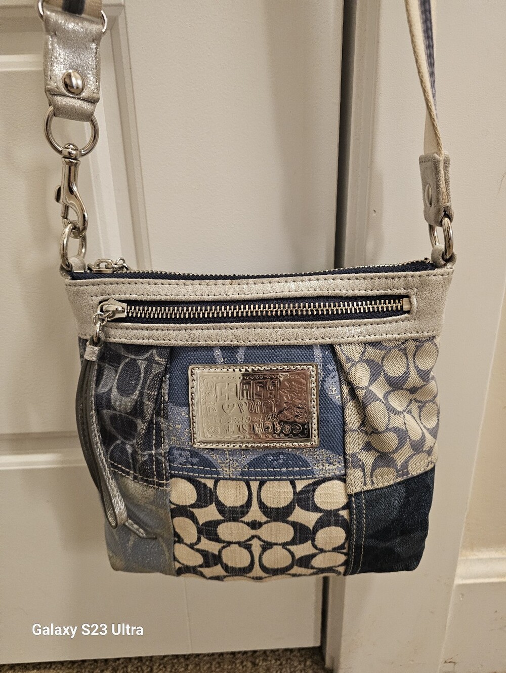 Coach Denim Poppy Crossbody Bag